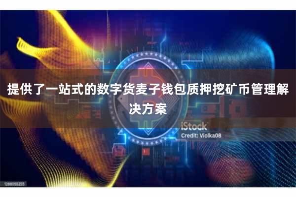 提供了一站式的数字货麦子钱包质押挖矿币管理解决方案
